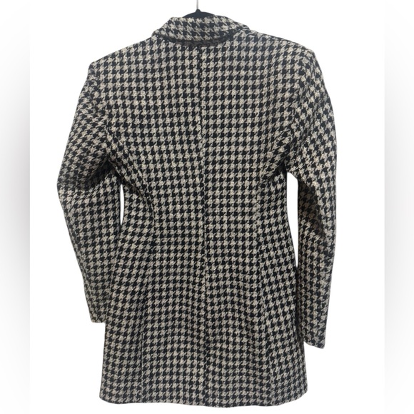 Zara Black and White Houndstooth Blazer dress - Picture 5 of 9